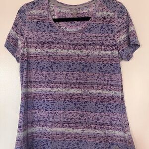 Reel Legends Women's purple short sleeve Top